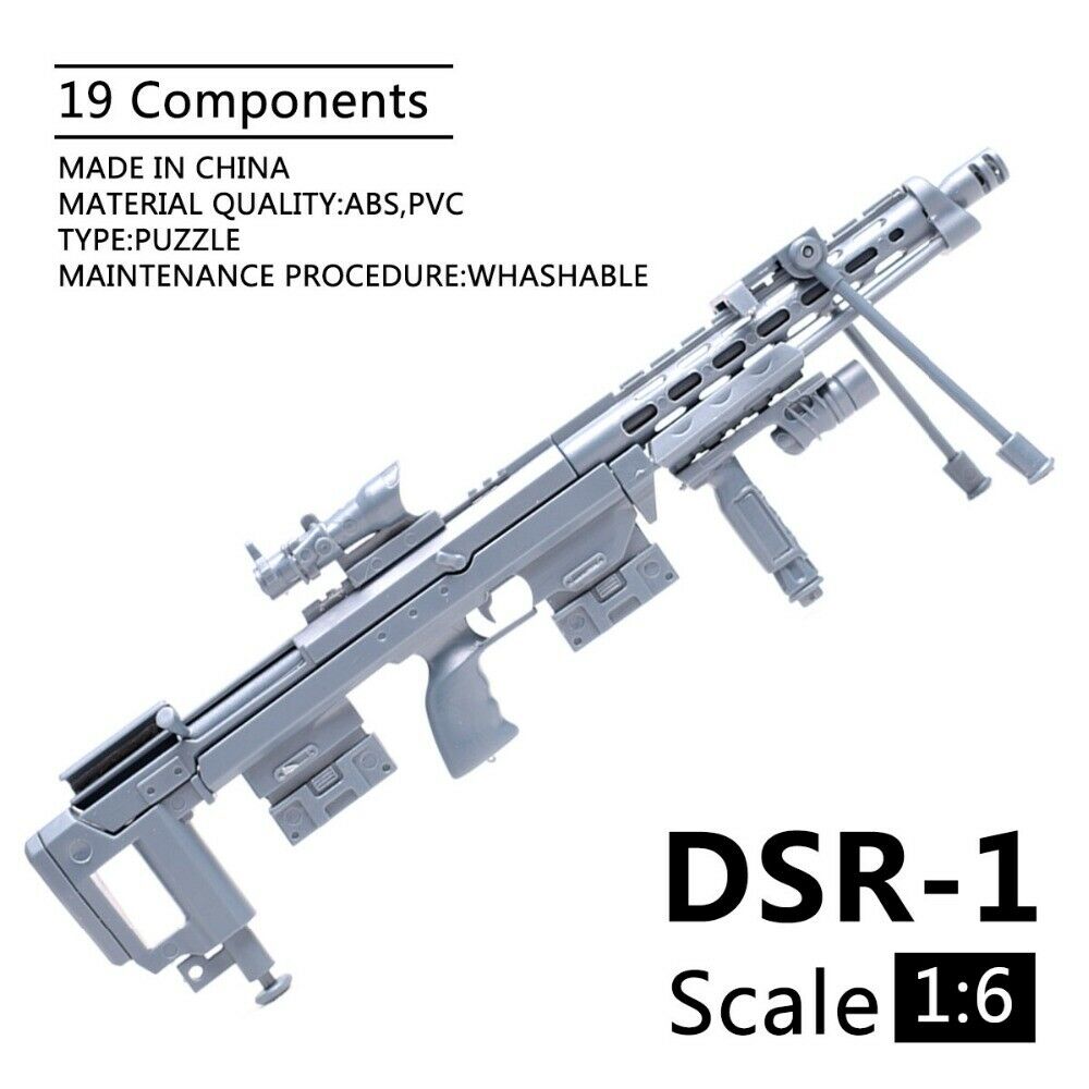 Model Kit Weapons - 1/6 Scale DSR1 Rifle Gun Model