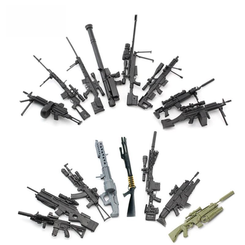 Model Kit Weapons - 1/6 Assemble Gun Model Machine Gun