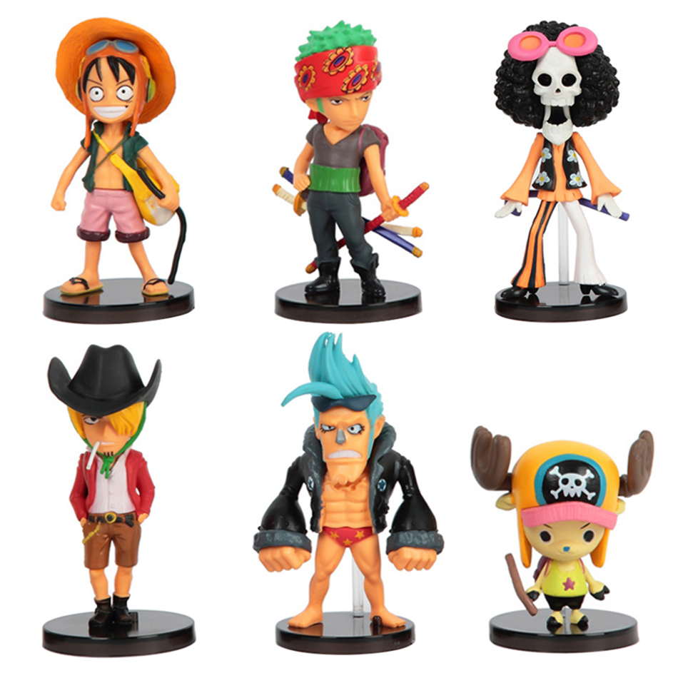 Model Kit Thousand Sunny - 6pcs/set Anime One Piece Figure Action