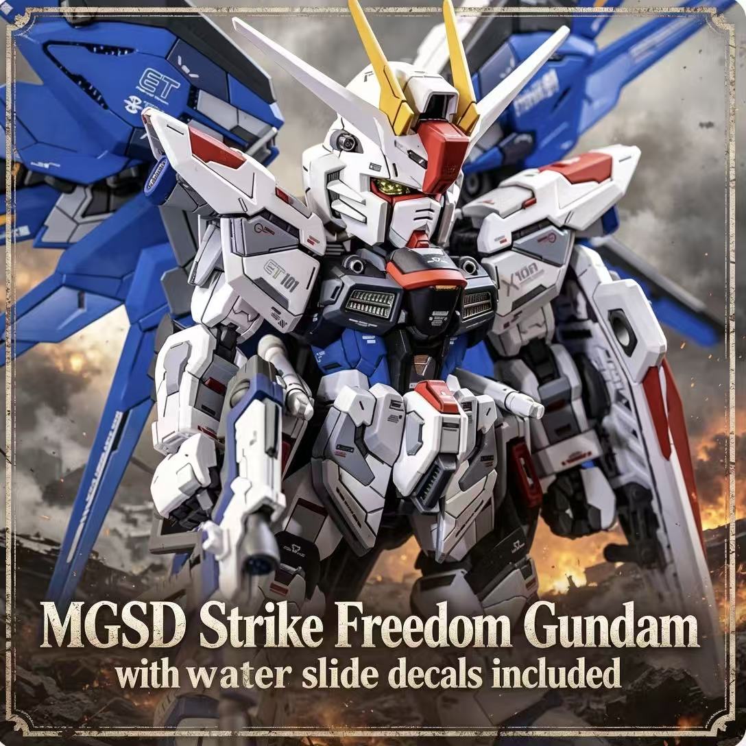 Model Kit Barbatos - X10A GaogaoMGSD Q-version Strike Freedom Gundam