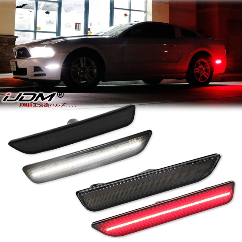 Model Kit Led - 2pcs Car Front Rear Bumper Side