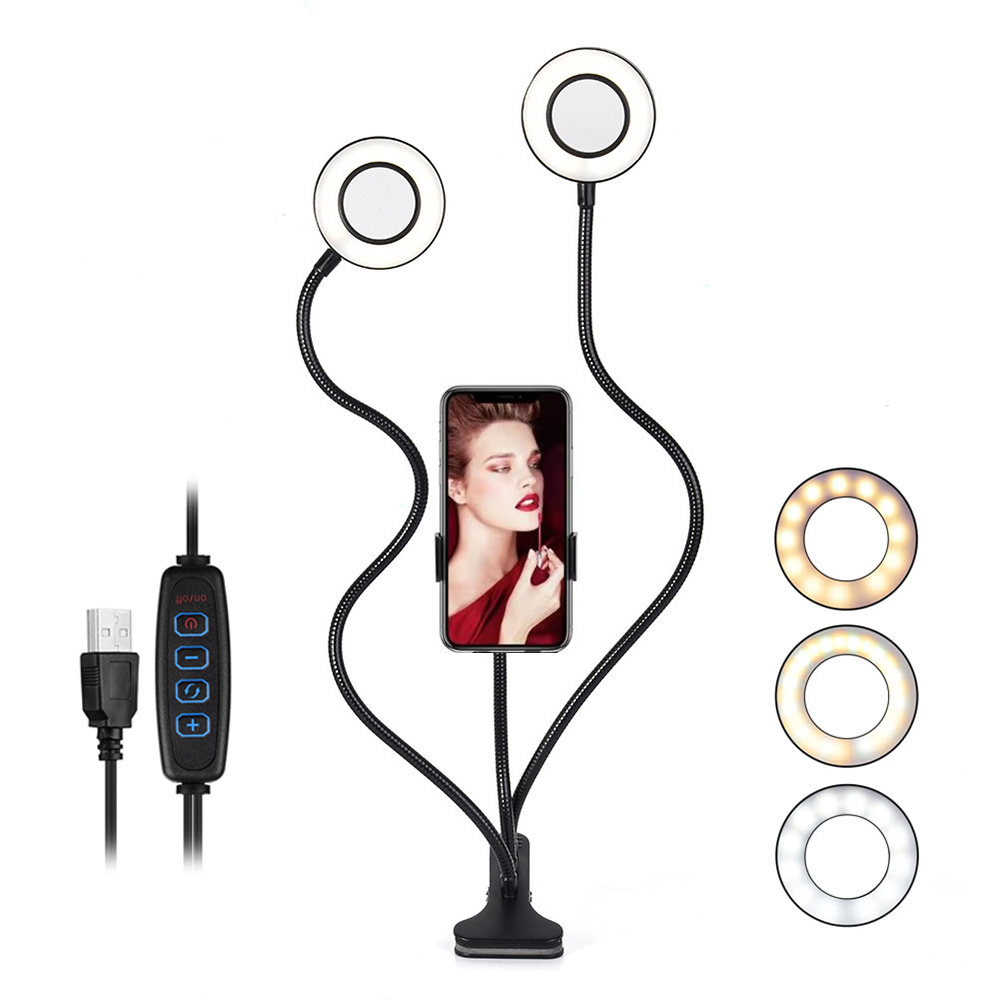 Model Kit Led - Dual Lights Led Ring Fill Light