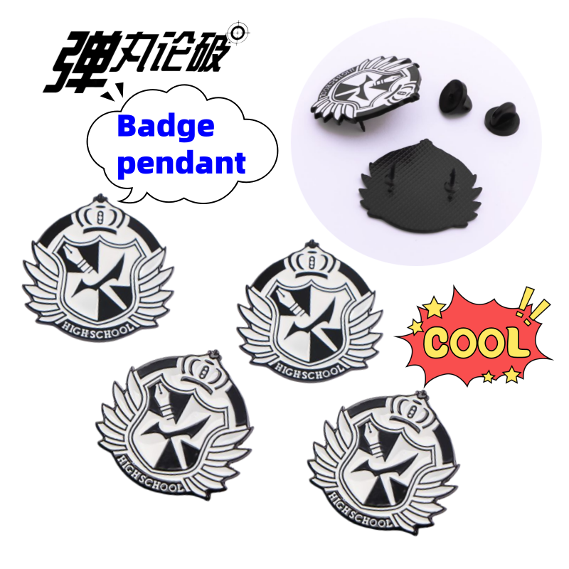 Model Kit New - New Danganronpa Monokuma Metal Badge Creative