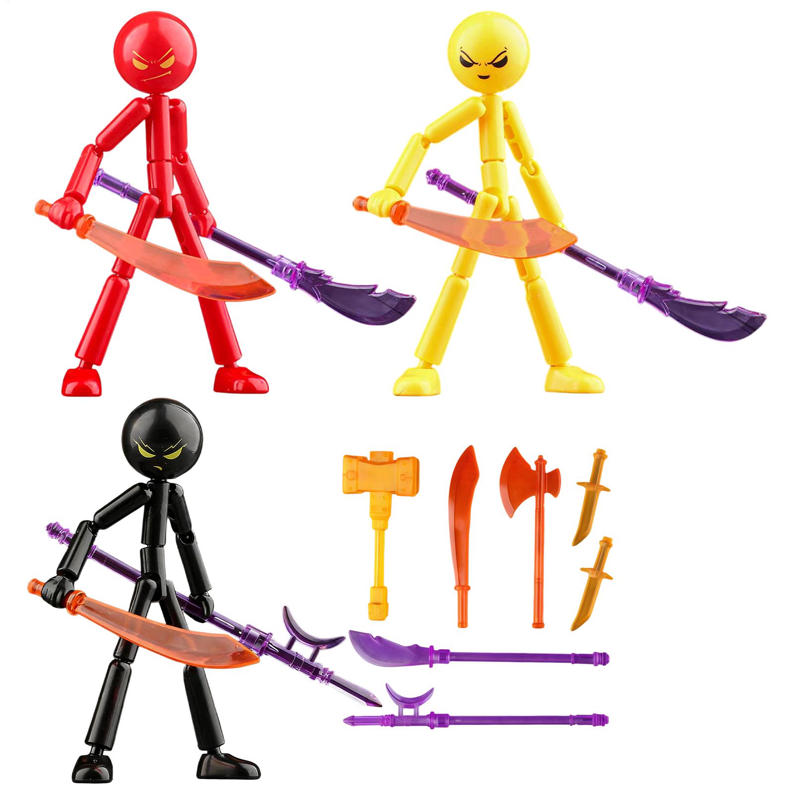 Model Kit Weapons - DIY Poseable StickMan Figure Kit Articulated