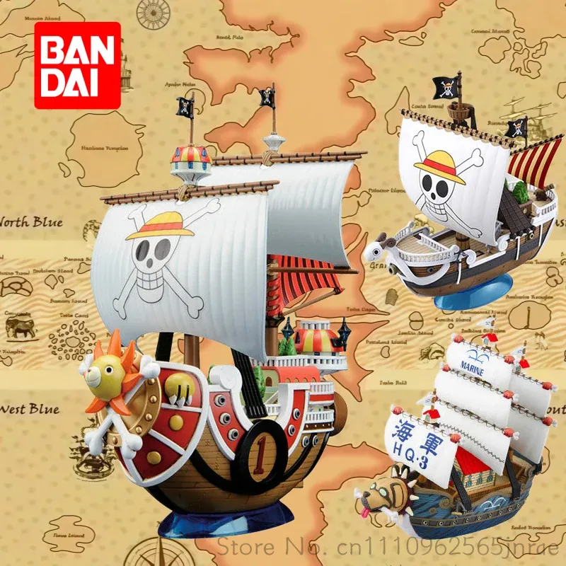 Model Kit One Piece Going Merry - Bandai One Piece Assembled Pirate Ship