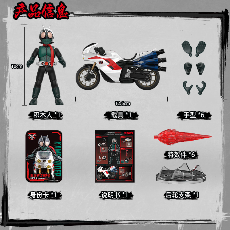 Blokees Kamen Rider Action Fig - Model Kit Motor Nuclear review and price