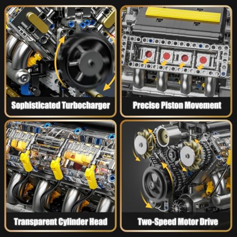 V8 Engine Model Kit that Runs, - Model Kit V8 Engine review and price