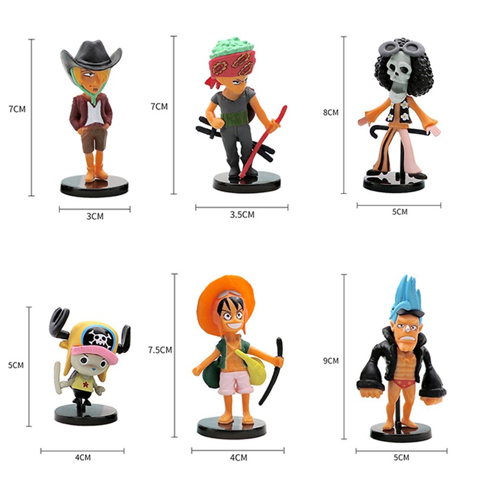 6pcs/set Anime One Piece Figur - Model Kit Thousand Sunny review and price