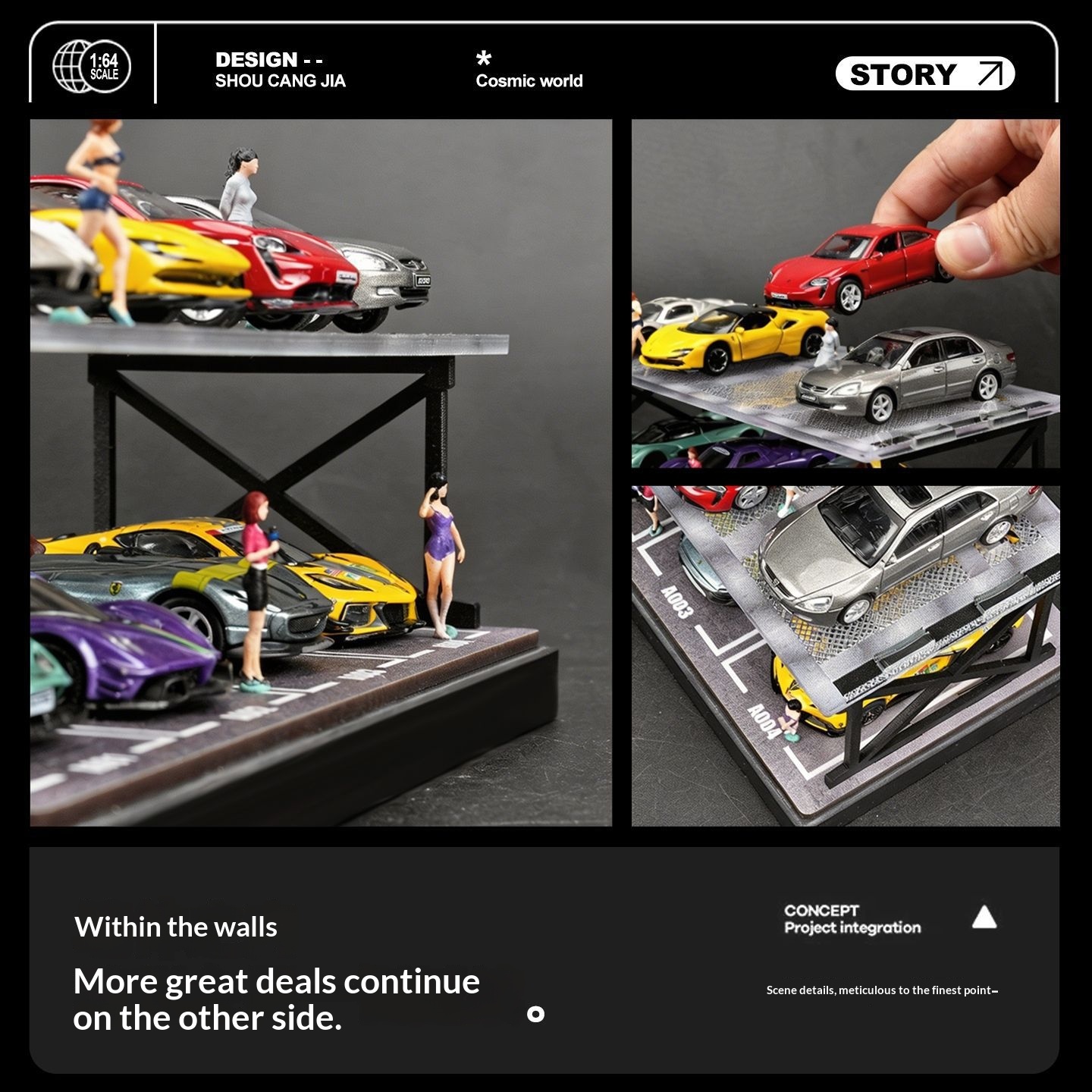 Collector 1:64 Scale Two-Story - Model Kit Led review and price