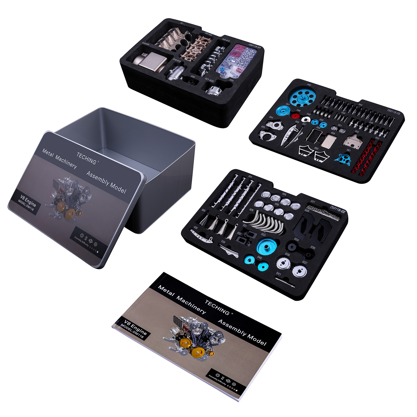 500+Pcs DIY V8 Engine Model Me - Model Kit V8 Engine review and price