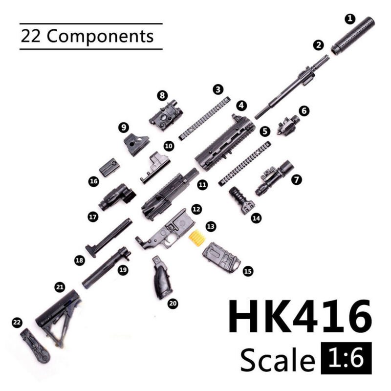 1:6 Scale Toy Mini  Gun Model  - Model Kit Weapons review and price