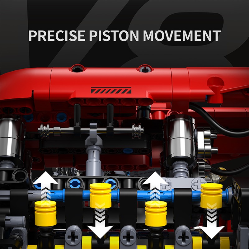 T5011 V8 Turbo Engine Model El - Model Kit V8 Engine review and price