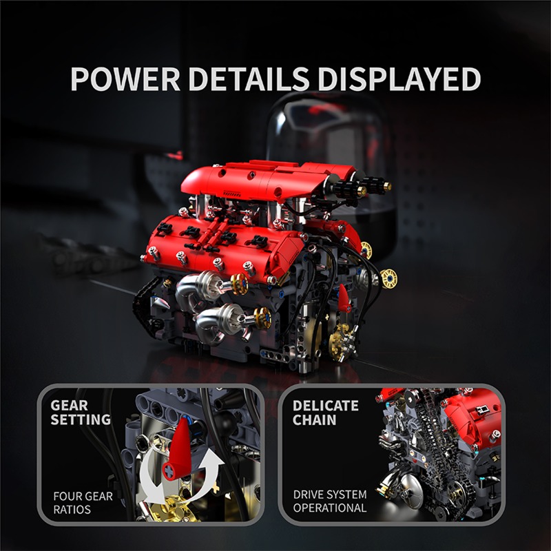 T5011 V8 Turbo Engine Model El - Model Kit V8 Engine review and price