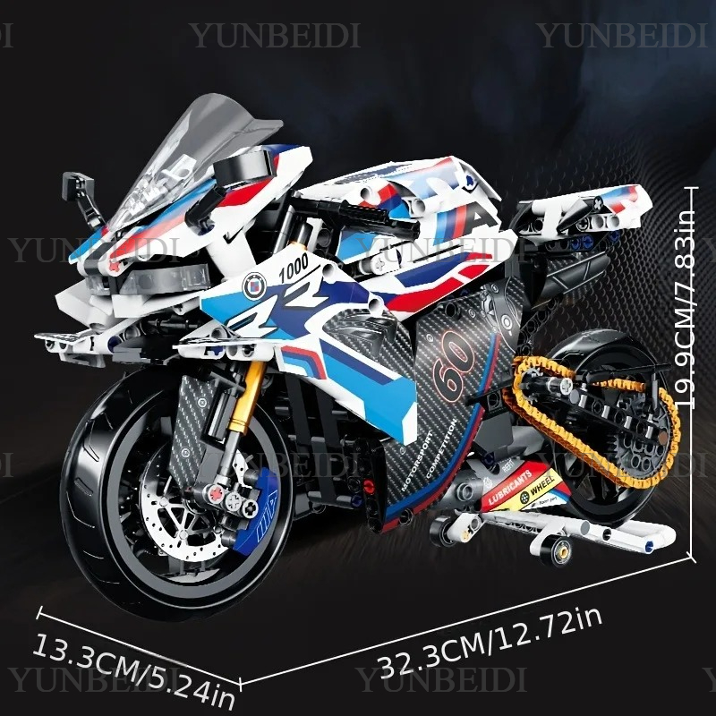 1:8 Motorcycle Building Set To - Model Kit Motor Nuclear review and price