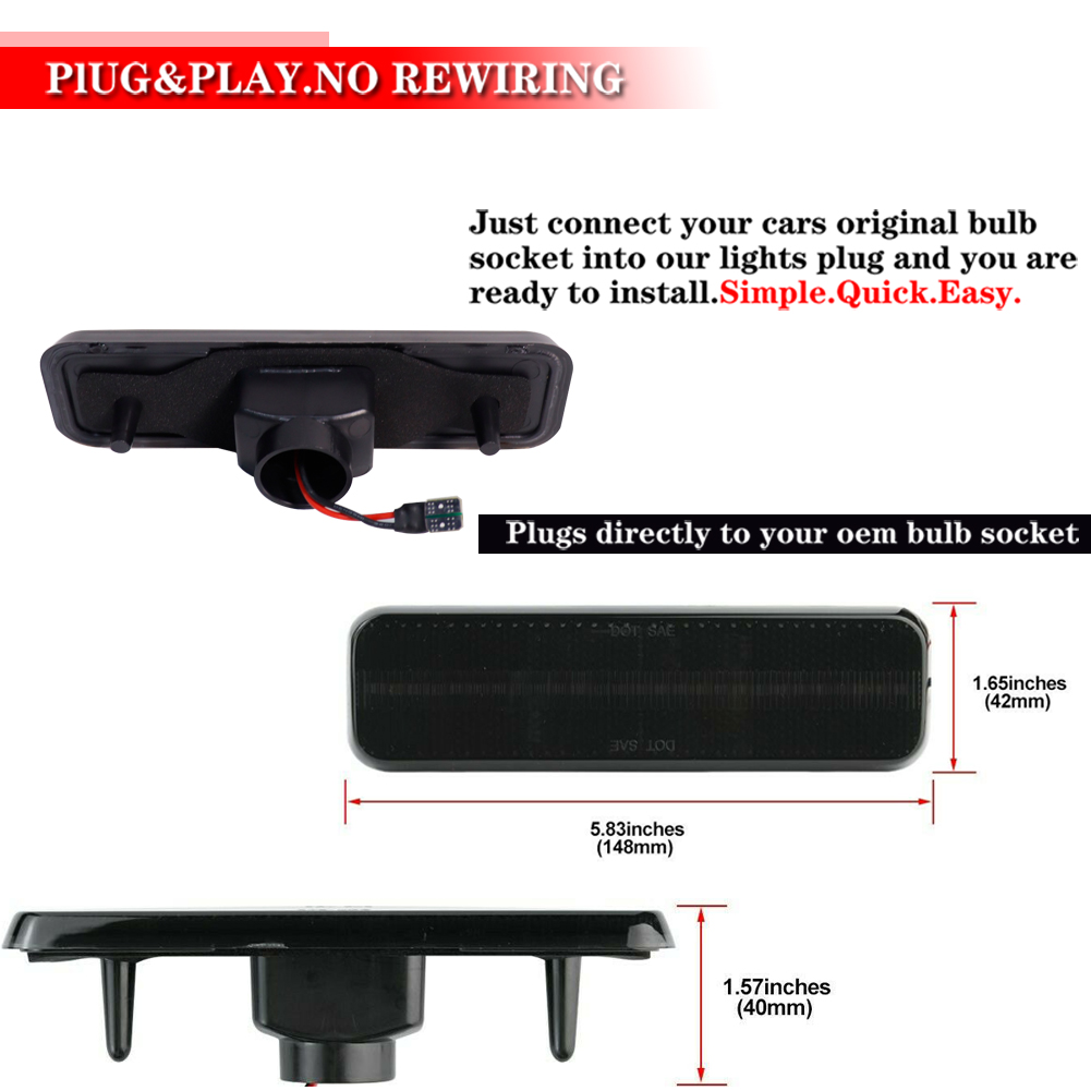 Front / Rear Bumper Side Marke - Model Kit Dodge Charger review and price