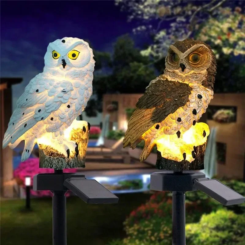 Solar Owl Statue Garden Light  - Model Kit Led review and price