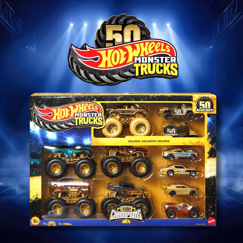 Hot Wheels Monster Truck 50th  - Hot Wheels Car Monster Trucks review and price