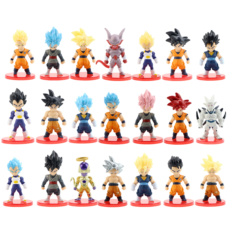 21Pcs/Set Dragon Ball Mini Fig - Model Kit Vegito review and price