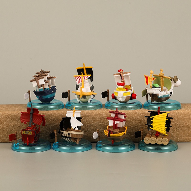8cm 8pcs/set Anime One Piece F - Model Kit Thousand Sunny review and price