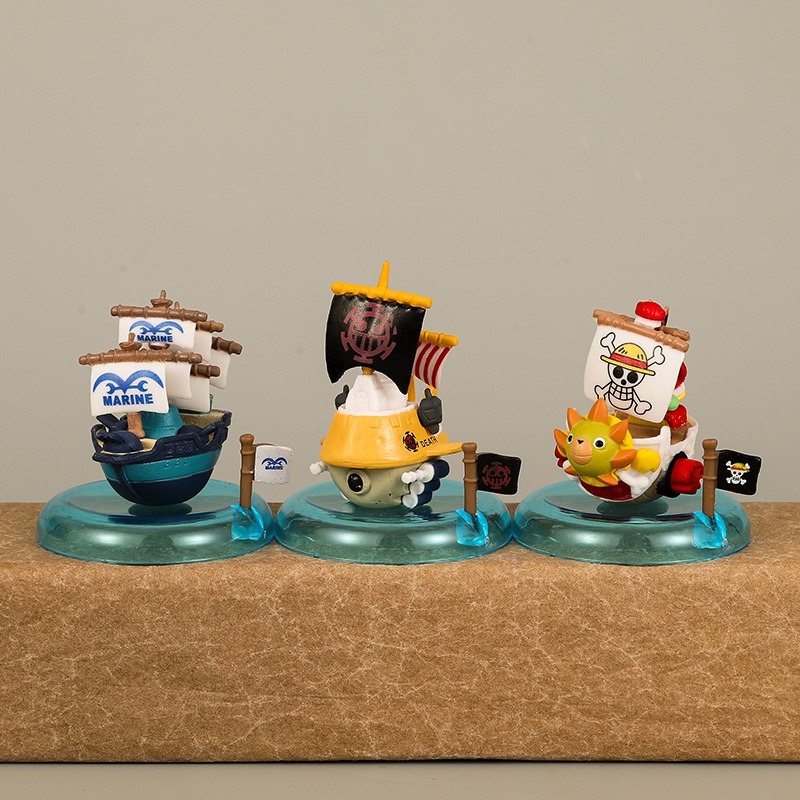 8cm 8pcs/set Anime One Piece F - Model Kit Thousand Sunny review and price