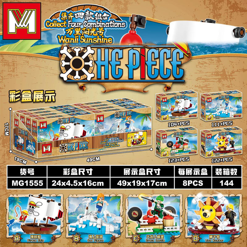 4in1 One Piece THOUSAND SUNNY  - Model Kit Thousand Sunny review and price