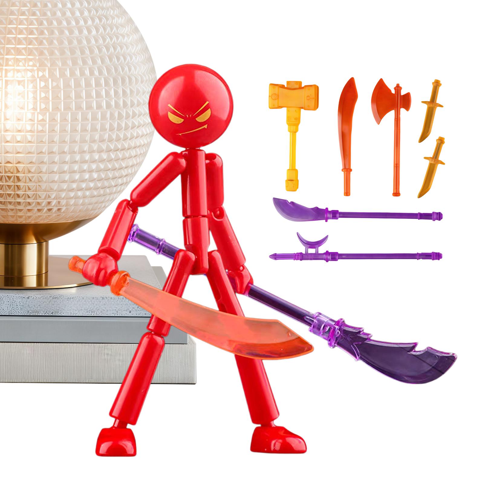 DIY Poseable StickMan Figure K - Model Kit Weapons review and price