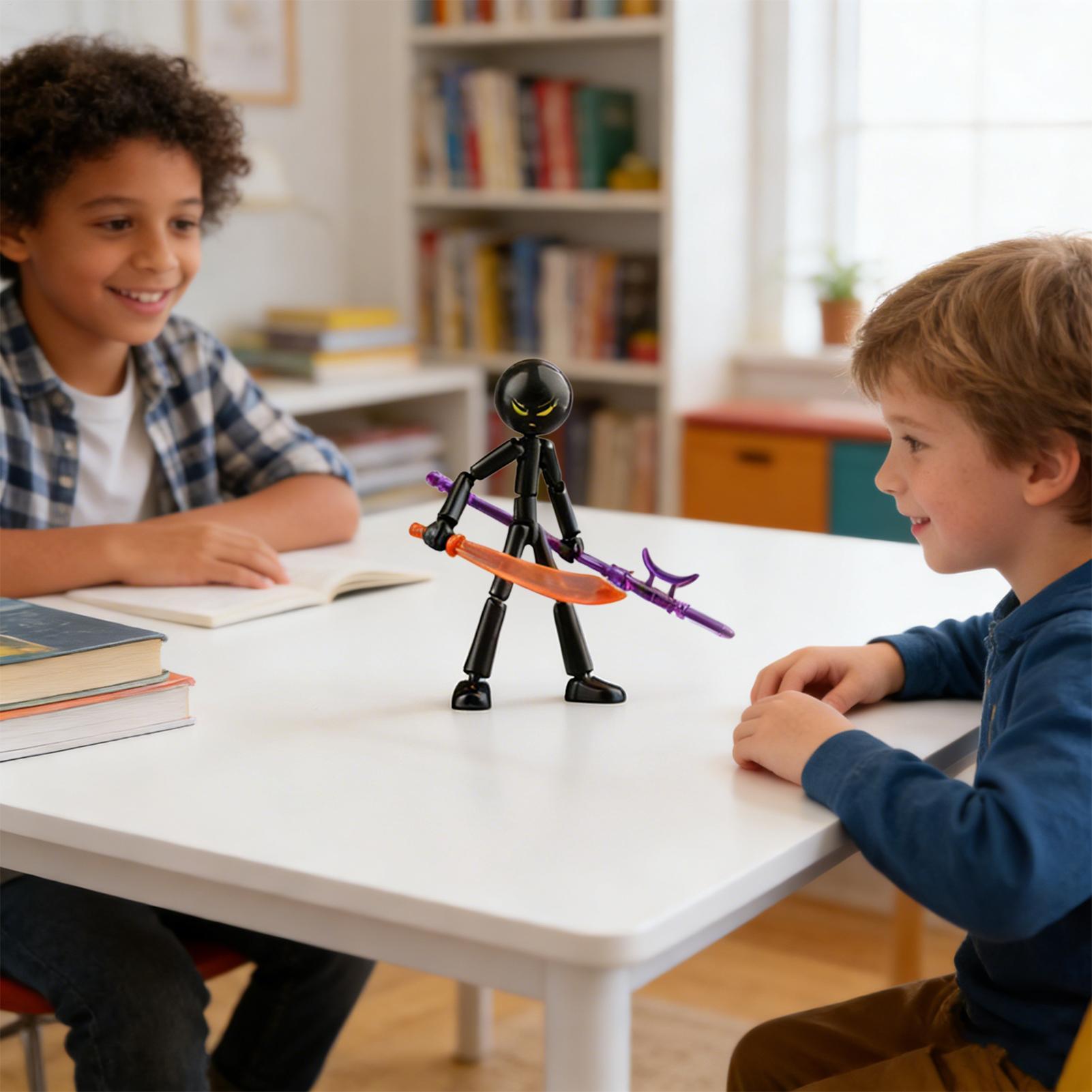 DIY Poseable StickMan Figure K - Model Kit Weapons review and price