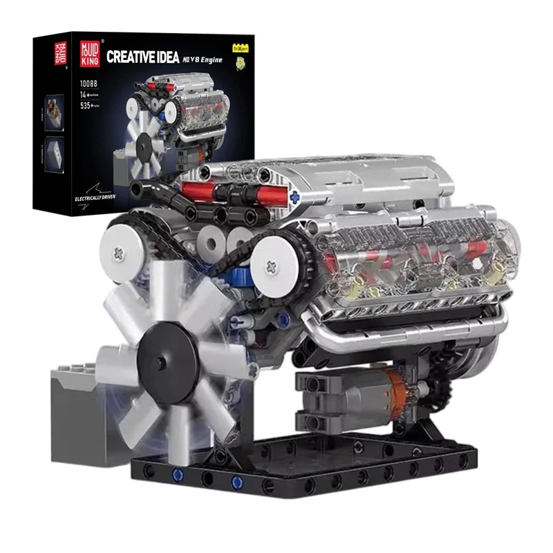 MOULD KING 535PCS V8 Engine Bu - Model Kit V8 Engine review and price